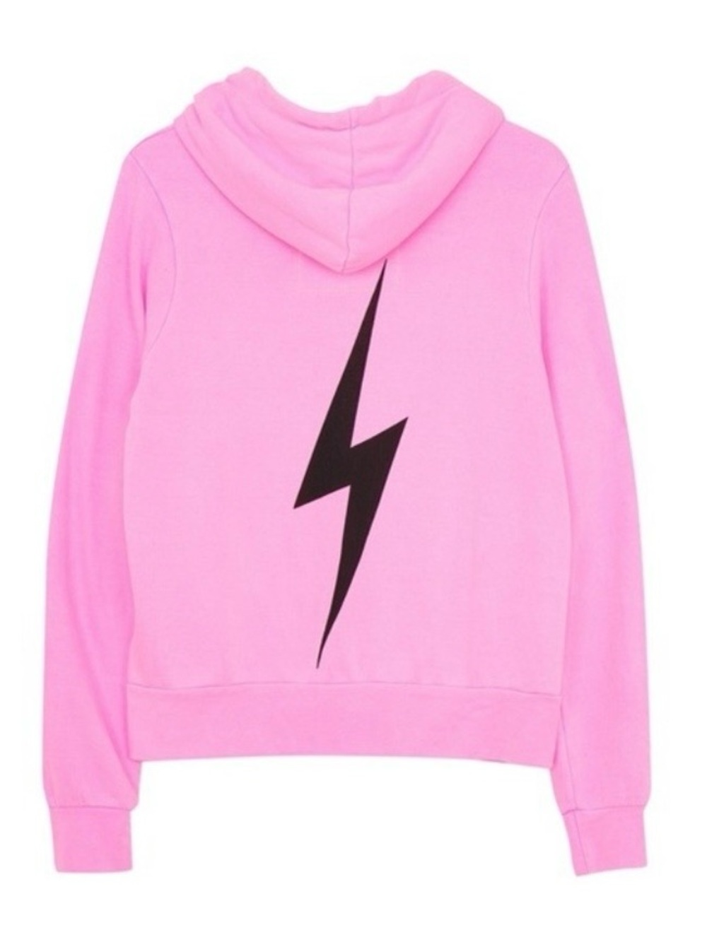 Aviator Nation Volt Pink Hooded full Zip-Up Sweatshirt size Small